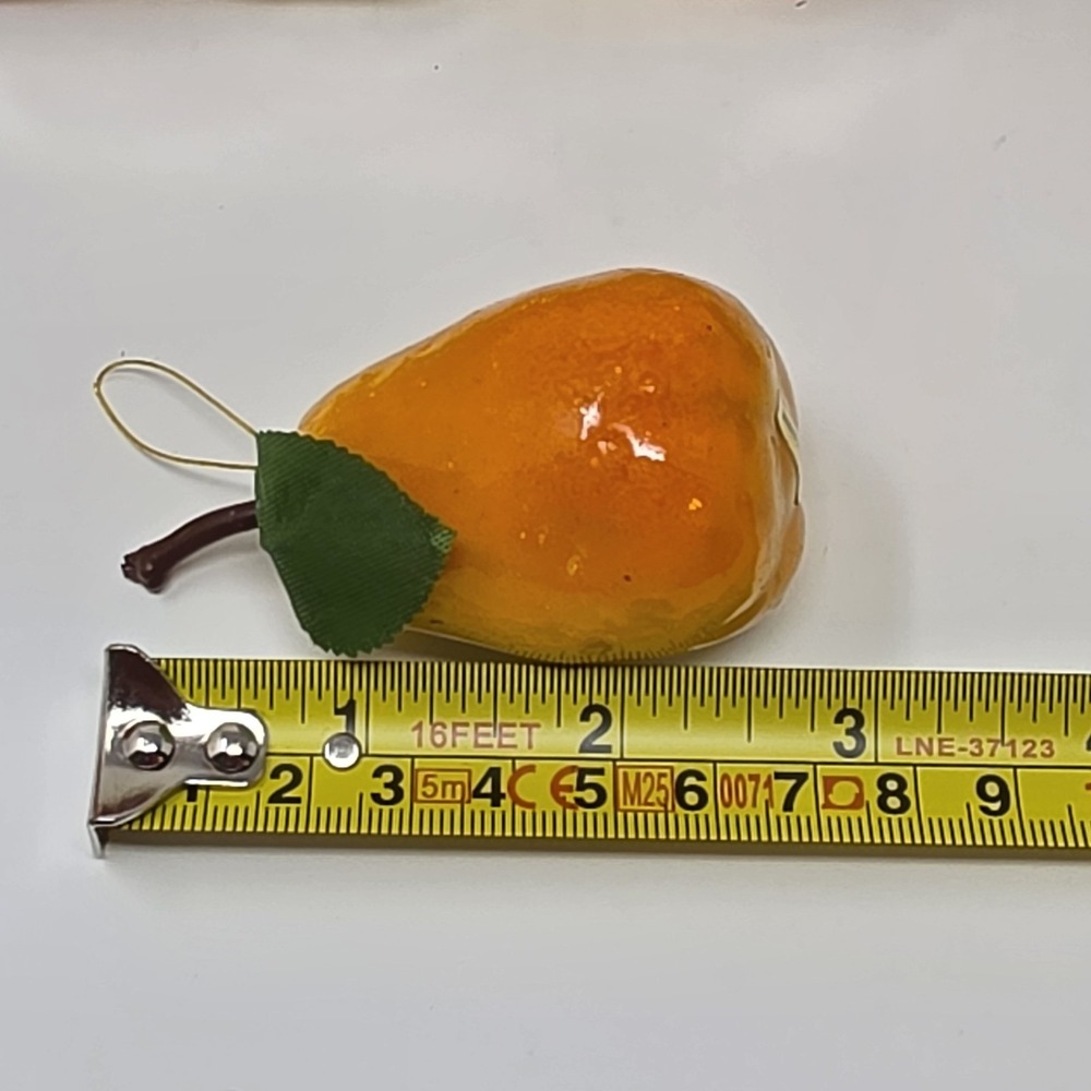 Vintage Kmart Trim A Tree Pear & Apple Christmas Tree Ornaments ~ 4 Boxes - Picture 13 of 16